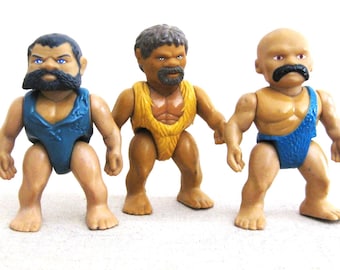 Vintage Caveman Toy Play Skool 1987, Definitely Dinosaurs Action Figure, Male Doll Man Cave Décor