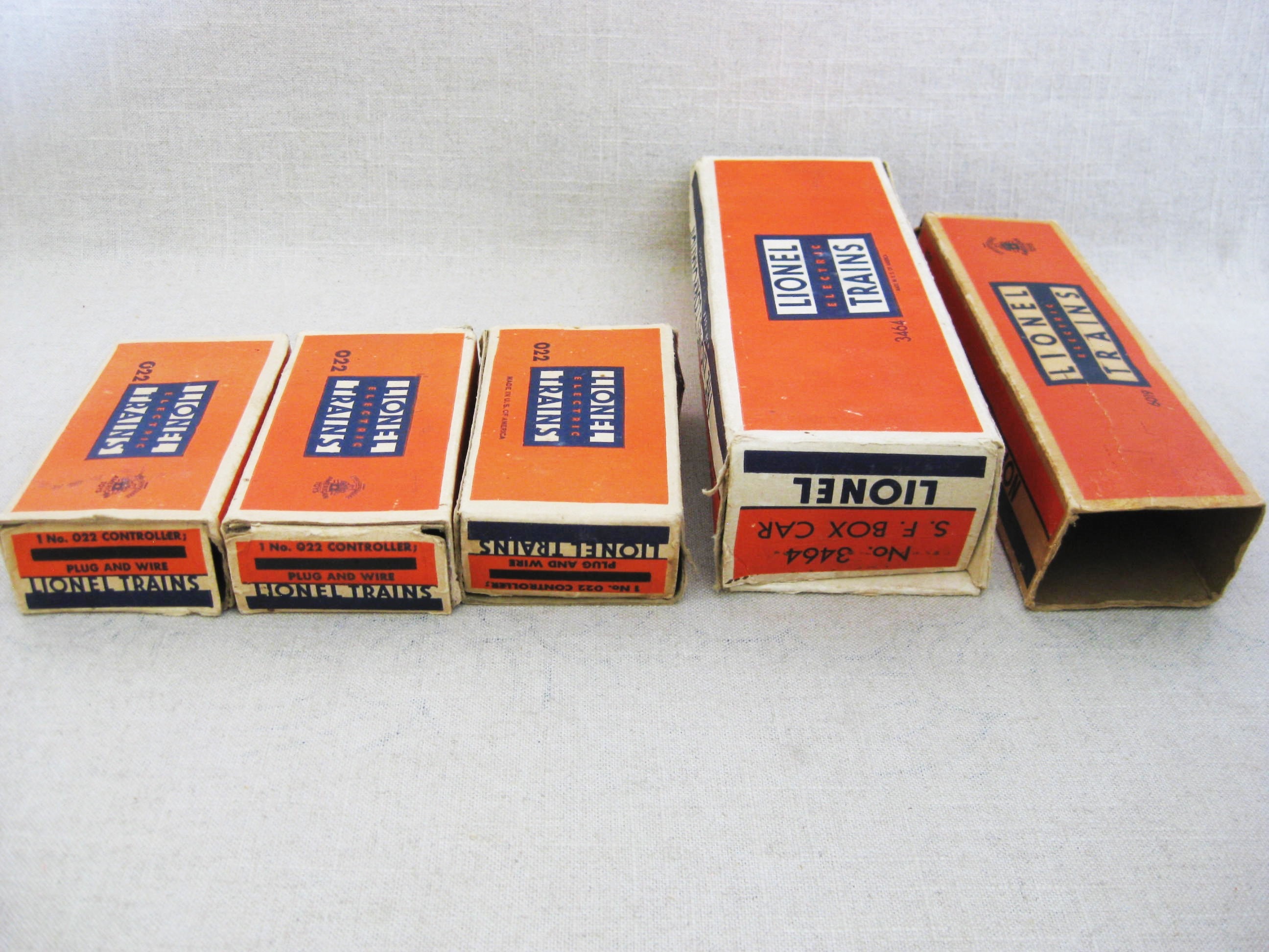 Lionel train boxes on sale