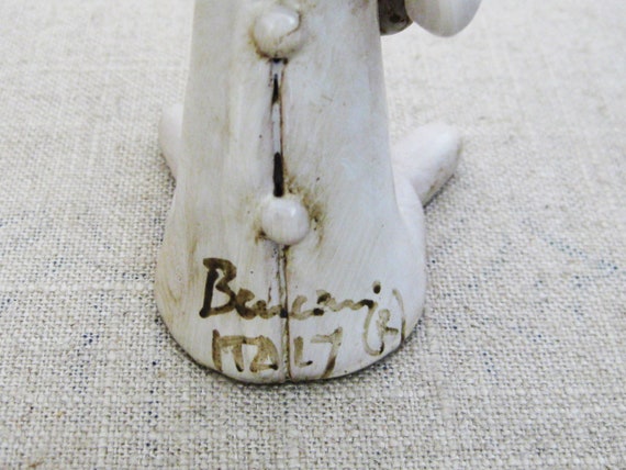 Italian Bencini Ceramic Nurse Figurine, European Vintage Female