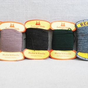 Vintage Wool Yarn, Original Packaging Textile Supplies Craft and Sewing Room
