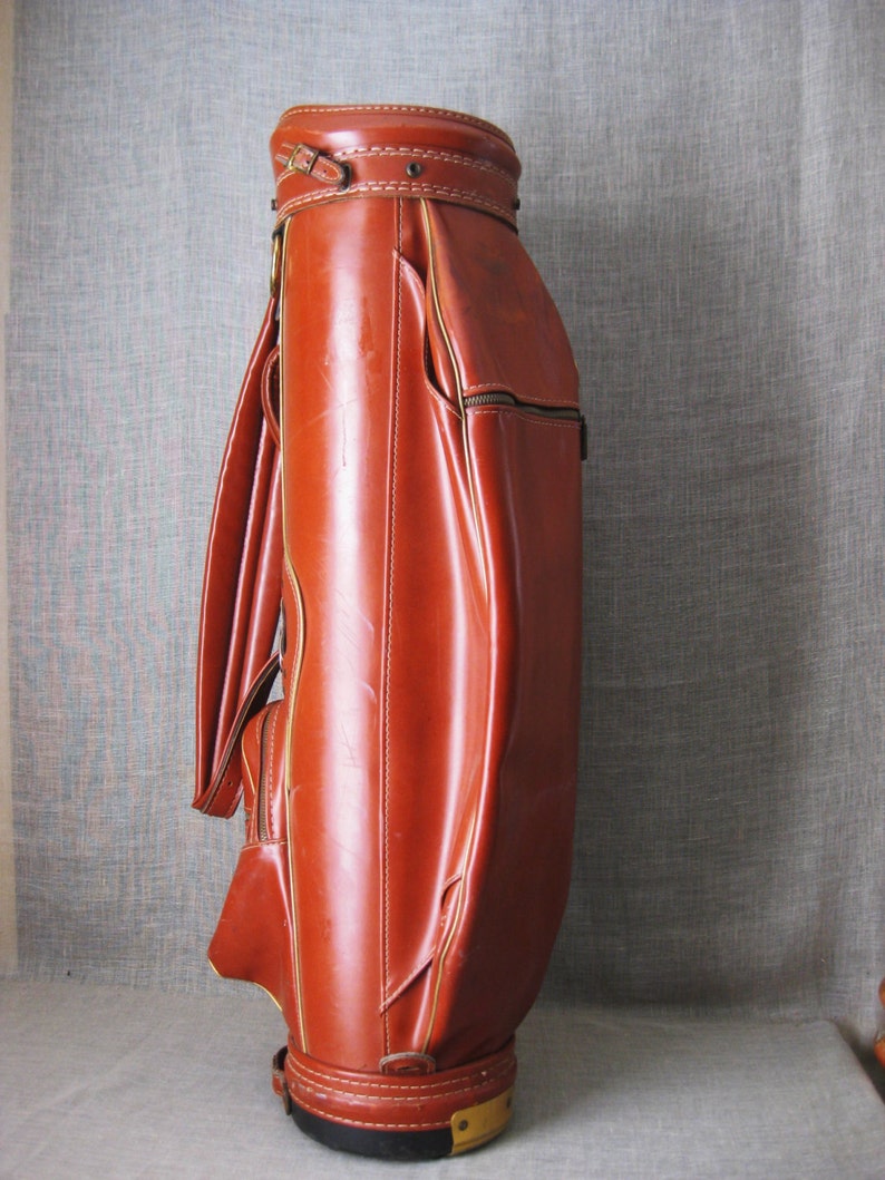 Golf Bag / Vintage Ben Hogan Golf Bag by AMF / Leather Look Etsy
