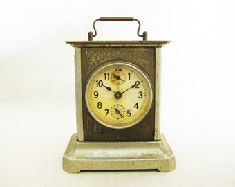 Vintage Junghans Carriage Clock Antique German Time Piece