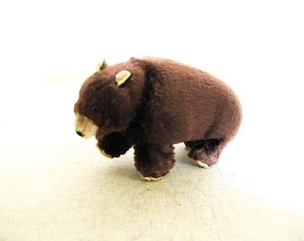 Vintage Bear Wind Up Toy, Occupied Japan Antique Animal Collectible