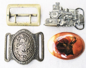 Vintage Belt Buckle Collection Fashion Accessories