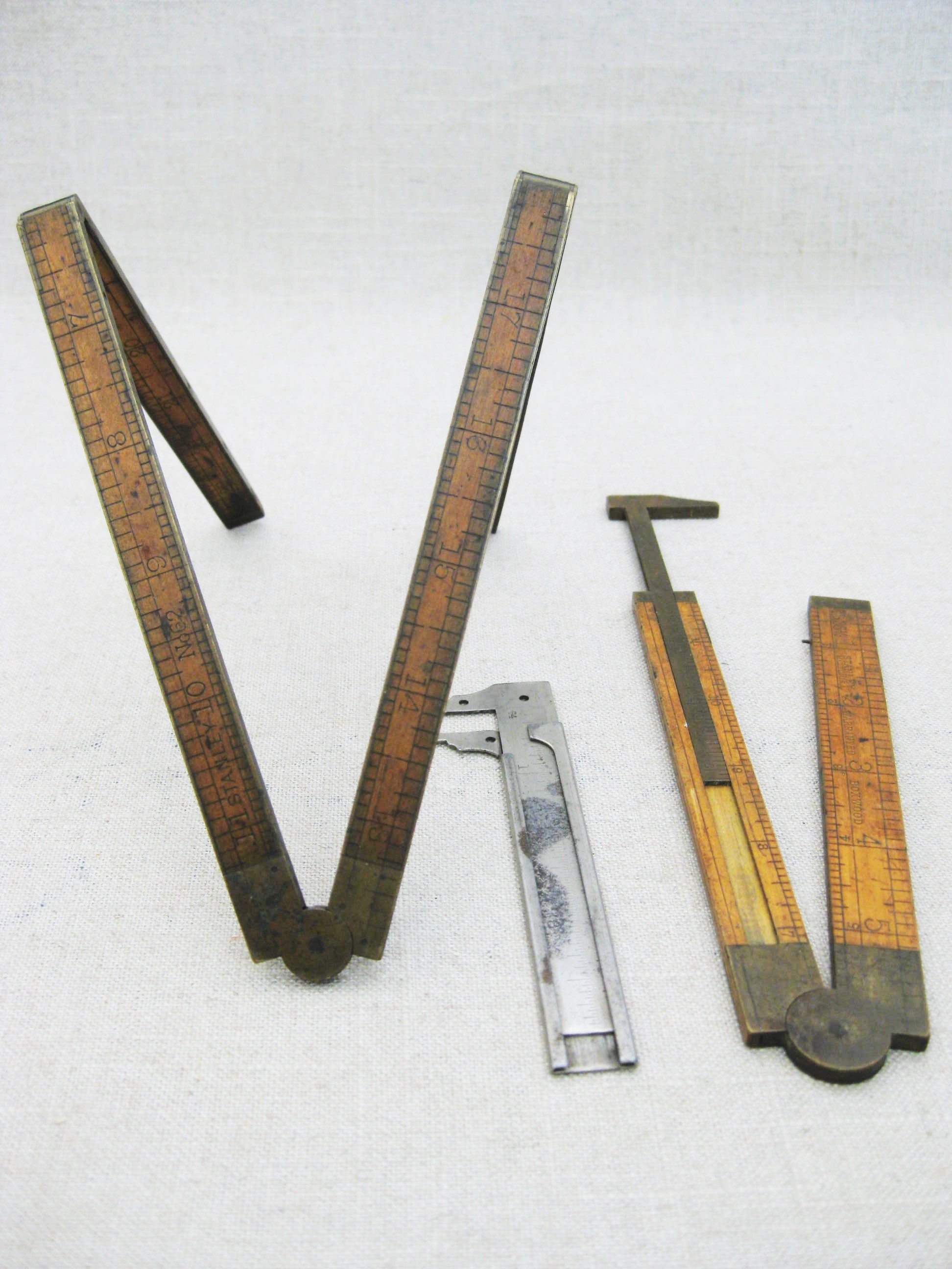 Vintage Folding Wooden Rulers Pocket Calipers Antique Tool Collection -  Yahoo Shopping