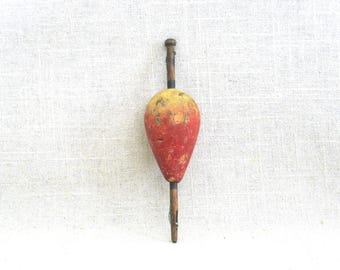 Vintage Fishing Bobber, Antique Line Float, Lakehouse and Rustic Décor