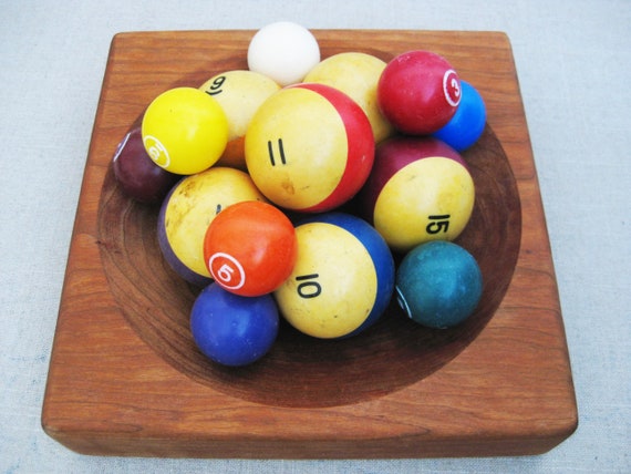 Complete Vintage Set of 1.5 Mini Pool / Billiard Balls and