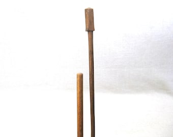 Vintage Teacher Wooden Pointer Stick, Blackboard Lecture Tools, Educational Speaker Wand