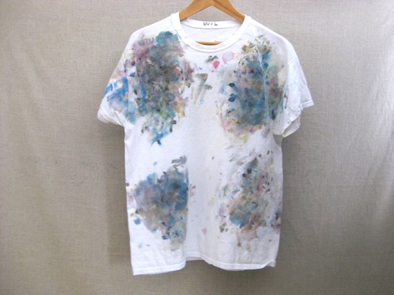 Vintage Paint Splattered Artist T-Shirt Authentic… - image 4