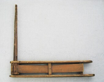 Vintage Wooden Noise Maker Primitive Rustic Cabin Home Décor Farm and Industrial Tools Gift for Him