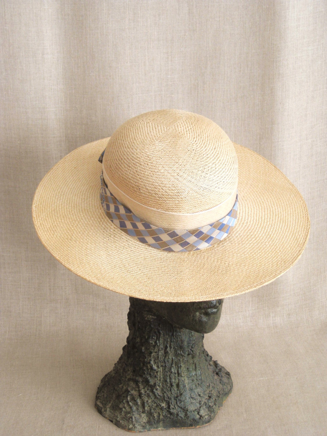 Vintage Womens Sun Hat, Dress, Ladies Derby, Easter, Wil Shepherd