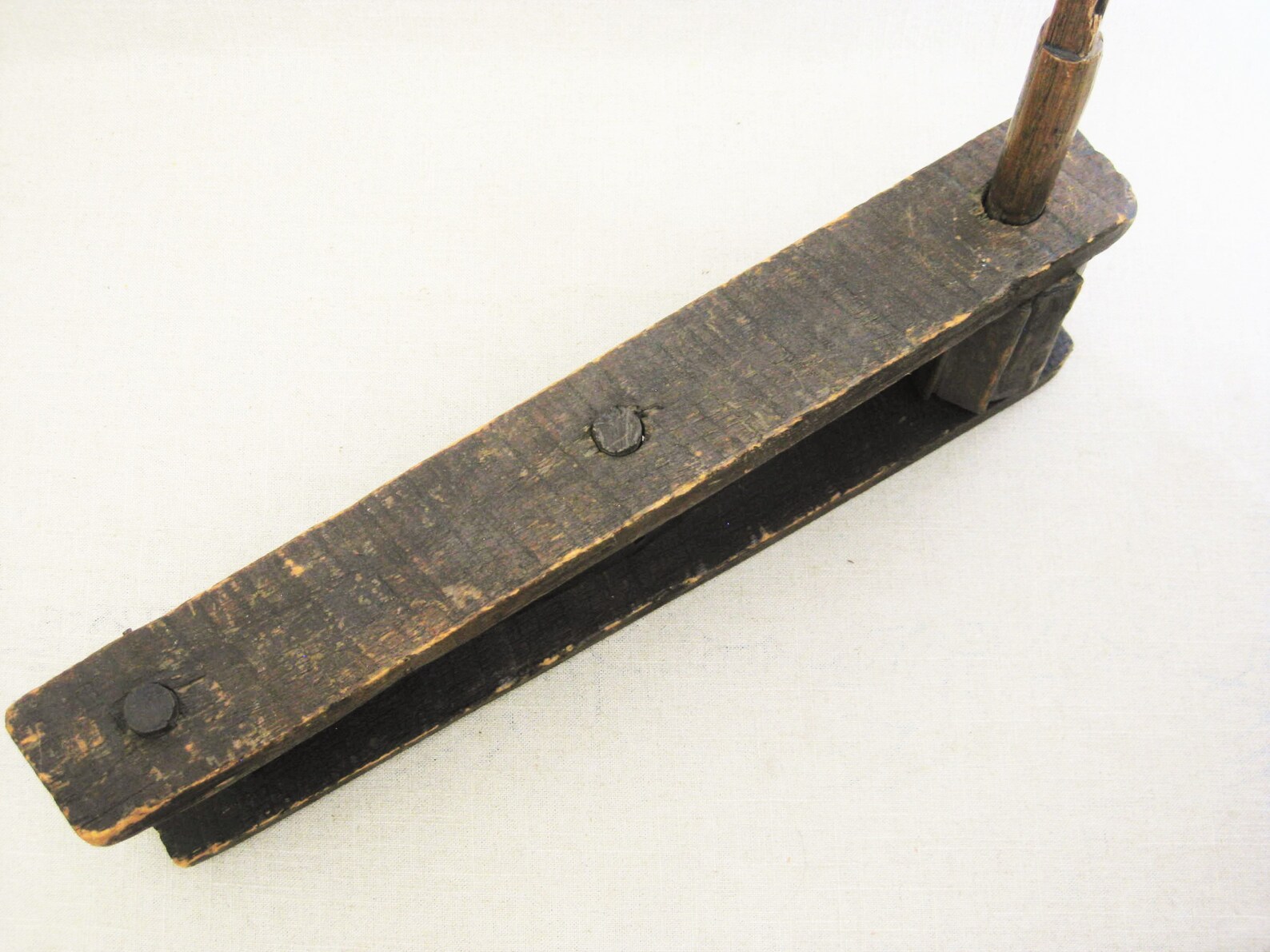 Vintage Primitive Wooden Noise Maker Rustic Cabin Decor Etsy