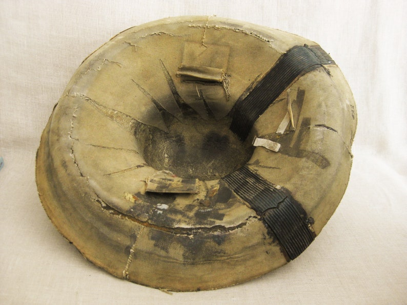 Vintage Millinery Hat Mold, Vulcanized Rubber Block Form, Antique Industrial Rustic Décor image 6