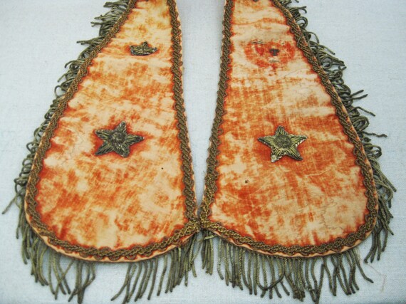 Vintage Odd Fellows Ceremonial Vest Antique Metal… - image 2