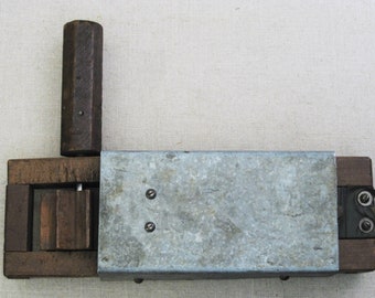 Primitive Wood Noise Maker, Antique Alarm Old Farm Tools, Rustic Cabin Home Décor
