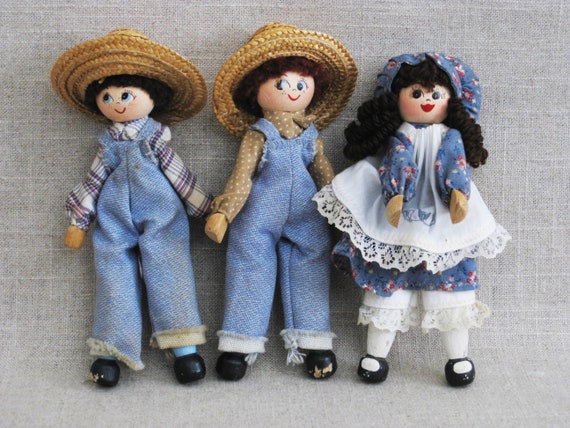 Rustic Dolls Rustic Art Dolls Simhoa Rustic Cake Topper Mini Wedding Cake Dolls For