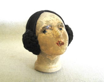Vintage Boudoir Composite Doll Head, Art Deco Period Toys