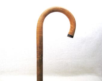 1933 Worlds Fair Souvenir Cane, Century of Progress Wooden Vintage Walking Stick