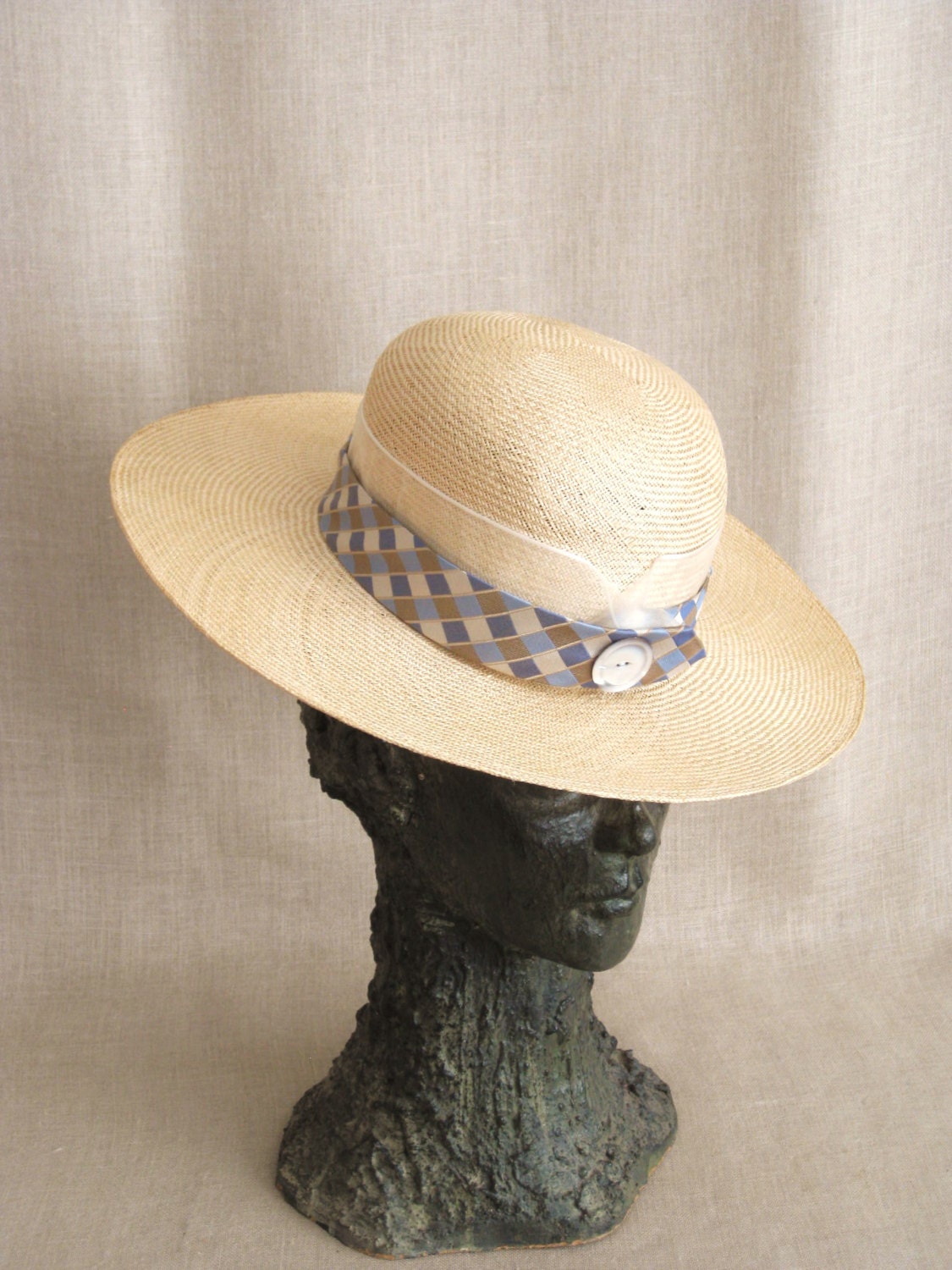 Vintage Womens Sun Hat, Dress, Ladies Derby, Easter, Wil Shepherd