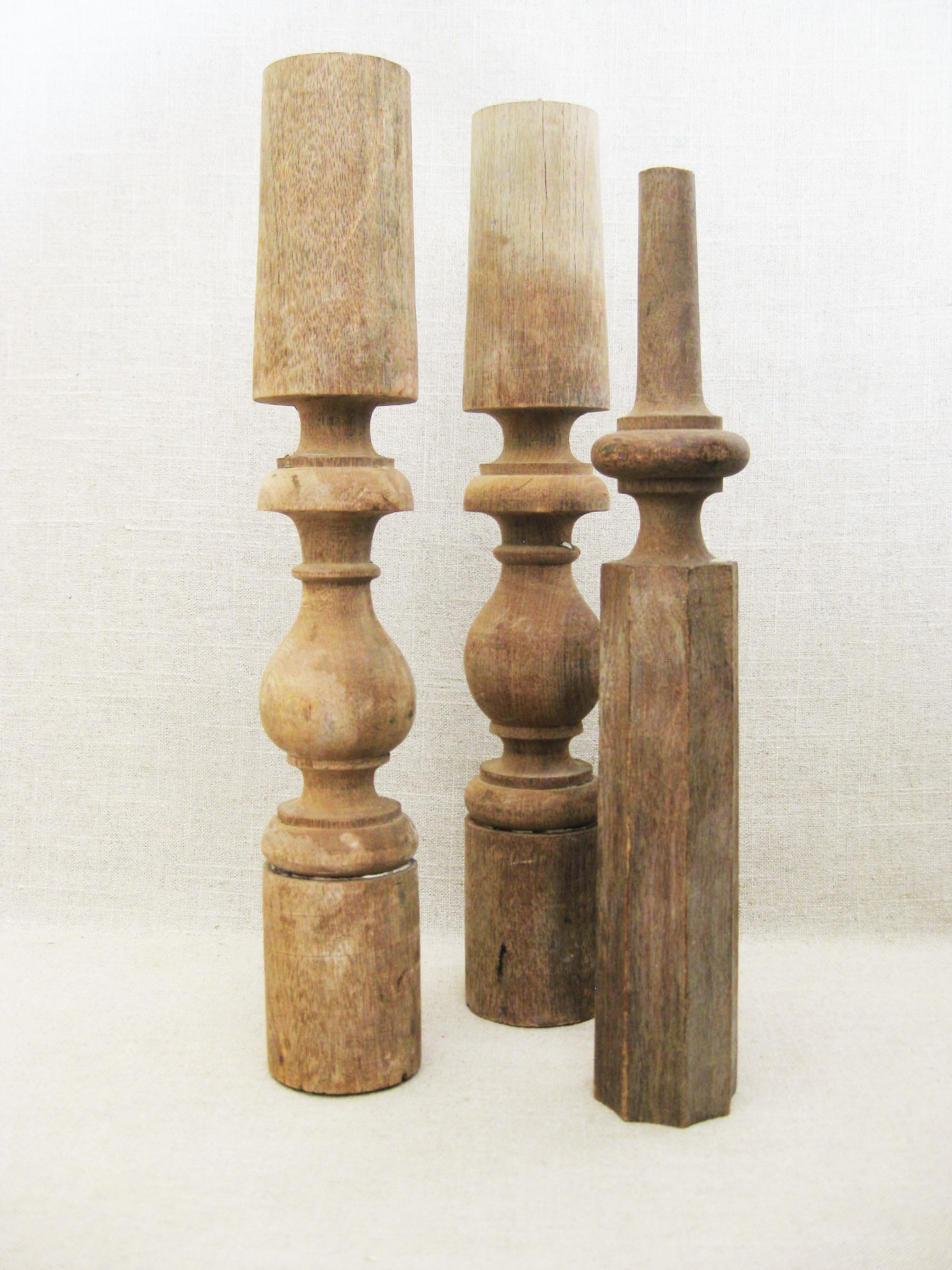 Vintage Turned Baluster, Antique Spindles, Collection, Art Supplies
