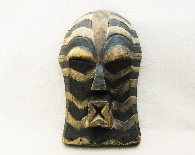 Featured listing image: Vintage Songye Kifwebe Mask, Congo, African Folk Art