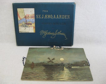 Antique Portfolio European Fine Art Prints, Hjalmar Johnssen Paintings Wall Art Home Décor