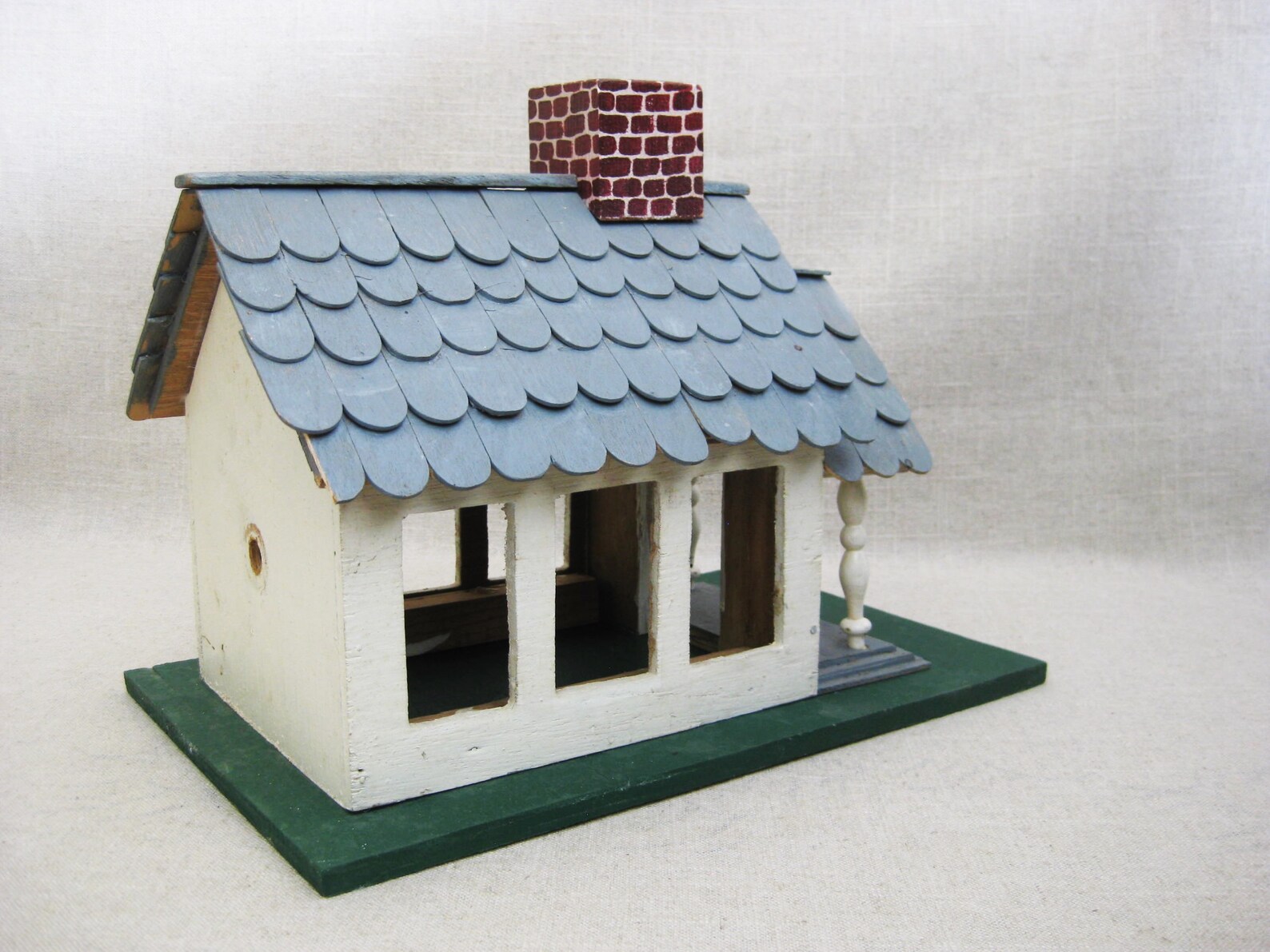 Vintage Miniature House Folk Art Cottage Sculpture - Etsy