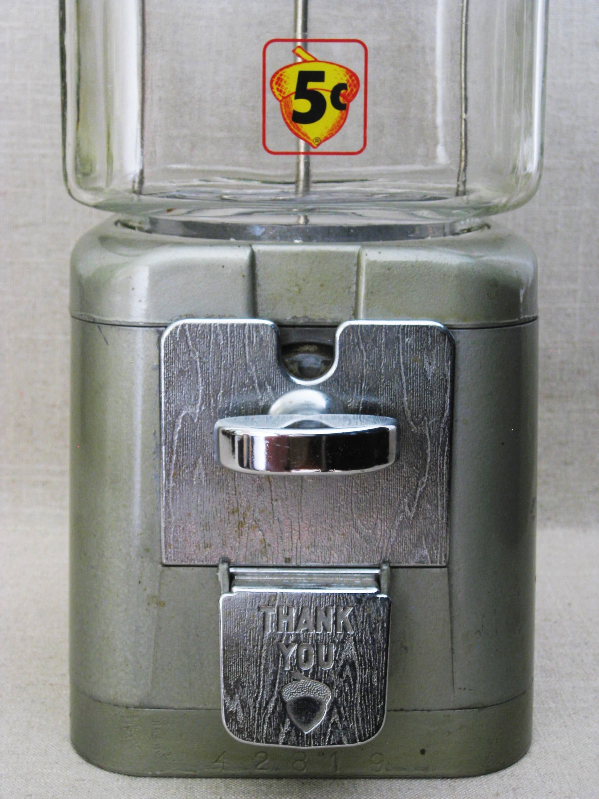 Vintage Candy Machine, Nut Dispenser, Vending Machine, MidCentury