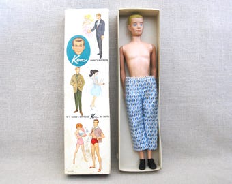 Mid-Century Ken Doll in Original Box, Style Number 750