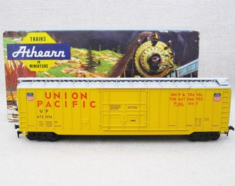 Vintage Scale Rail Road Train Miniature Model by Athearn Box Car Gifts for Him