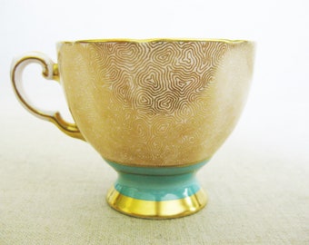 Mid-Century Teacup Tuscan, English China Pattern 8637H, Gift for the Tea Cup Collector