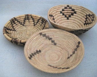 Vintage Coil Basket Collection, Storage and Organization, Serving and Entertaining