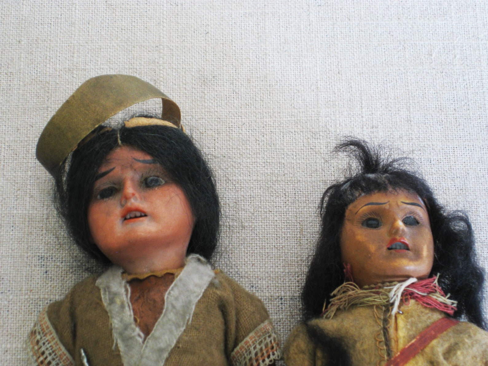 Vintage Female Porcelain Dolls Antique German Toys Etsy