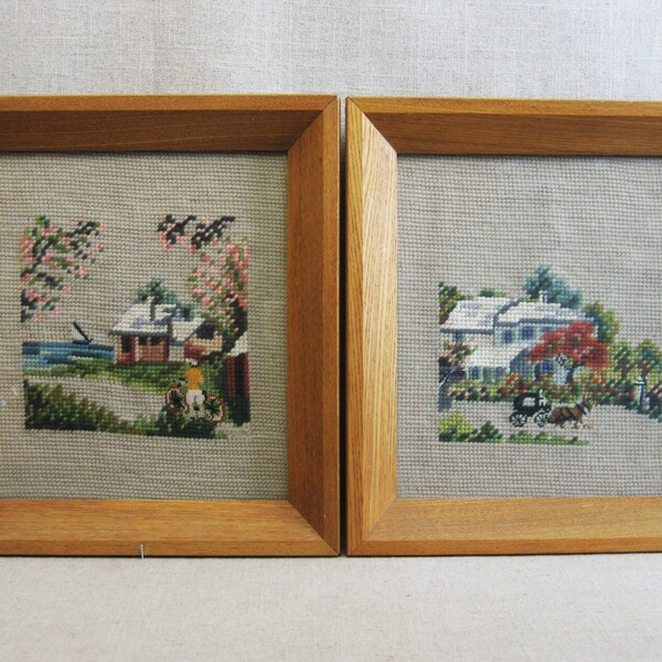 Vintage Needlepoint Etsy