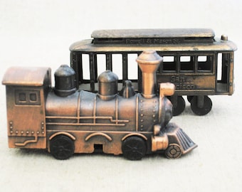 Vintage Train Pencil Sharpener Cable Car Miniature Collectible School Supplies