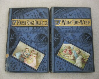 Miniature Books by Hans Christen Andersen, Antique  Collector Vintage Literary Gift