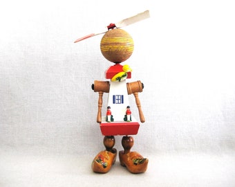 Folk Art Assemblage Female Portrait Sculpture, Wooden Vintage and Antique Components, Rustic Cabin Home Décor
