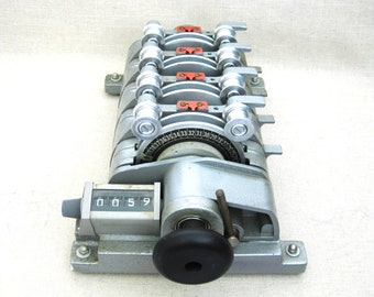 Vintage 16mm Film Editing 4 Gang Sync Block Hollywood Film Company Model 4-16 Made in USA Movie and Industrial Design Enthusiast