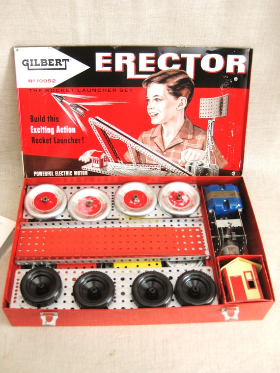 gilbert erector rocket launcher set