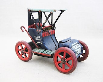 Vintage Tin Toy Car, Modern Toys, Made in Japan