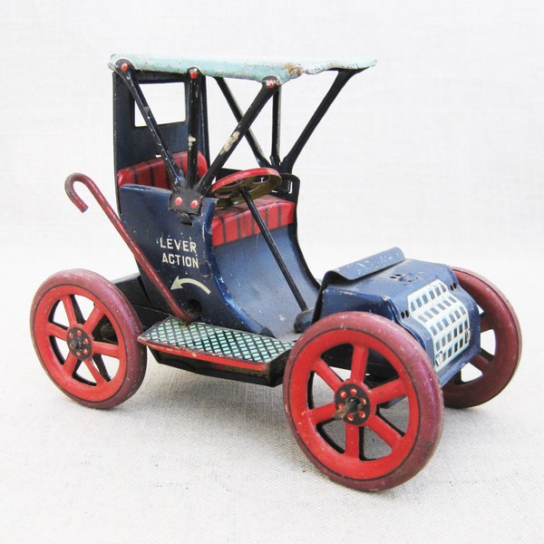 Vintage Tin Toy Car, Modern Toys, Made in Japan