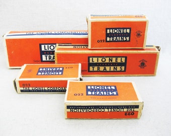 Vintage Lionel Train Boxes Empty Carton for Storage and Décor