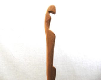 Alvin Jarrett Folk Art Cane, Hand Carved Walking Stick, Rockvale Tennessee