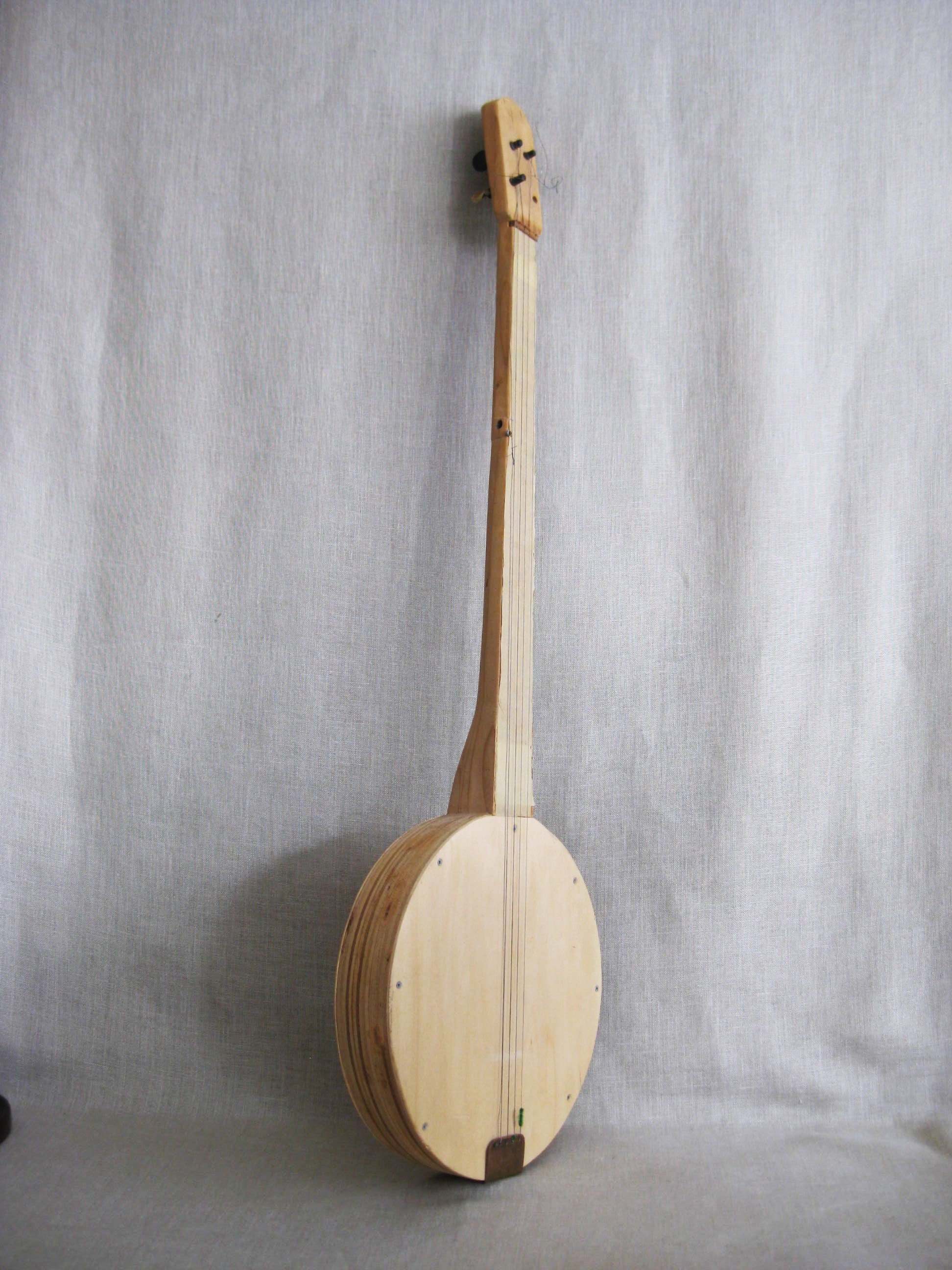 Vintage Handmade Banjo Musical Instruments String Unfinished