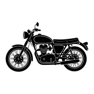Fichier de découpe SVG/PNG de moto, silhouette de motard (téléchargement numérique)