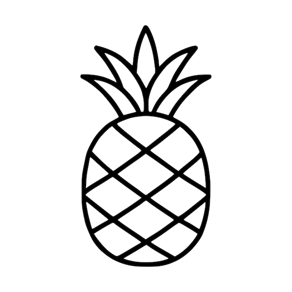 Pineapple Design Pattern Pineapple Nautical Art - Etsy UK