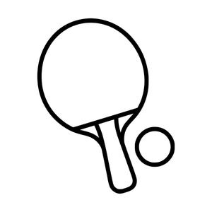 Ping Pong SVG PNG, Bordtennis Clipart, Cricut Cut-fil (Direkt Nedladdning)
