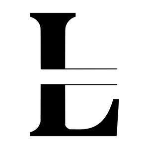 文字LのモノグラムSVG PNG、分割文字カットファイル（即時ダウンロード）