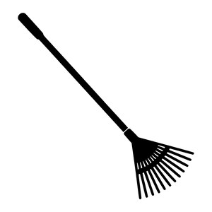 Kratta SVG PNG, Trädgårdssilhuett, Höst Clipart (Direkt Nedladdning)