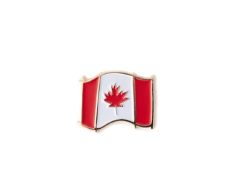 Canadian Flag Enamel Pin: Maple Leaf Lapel Pin